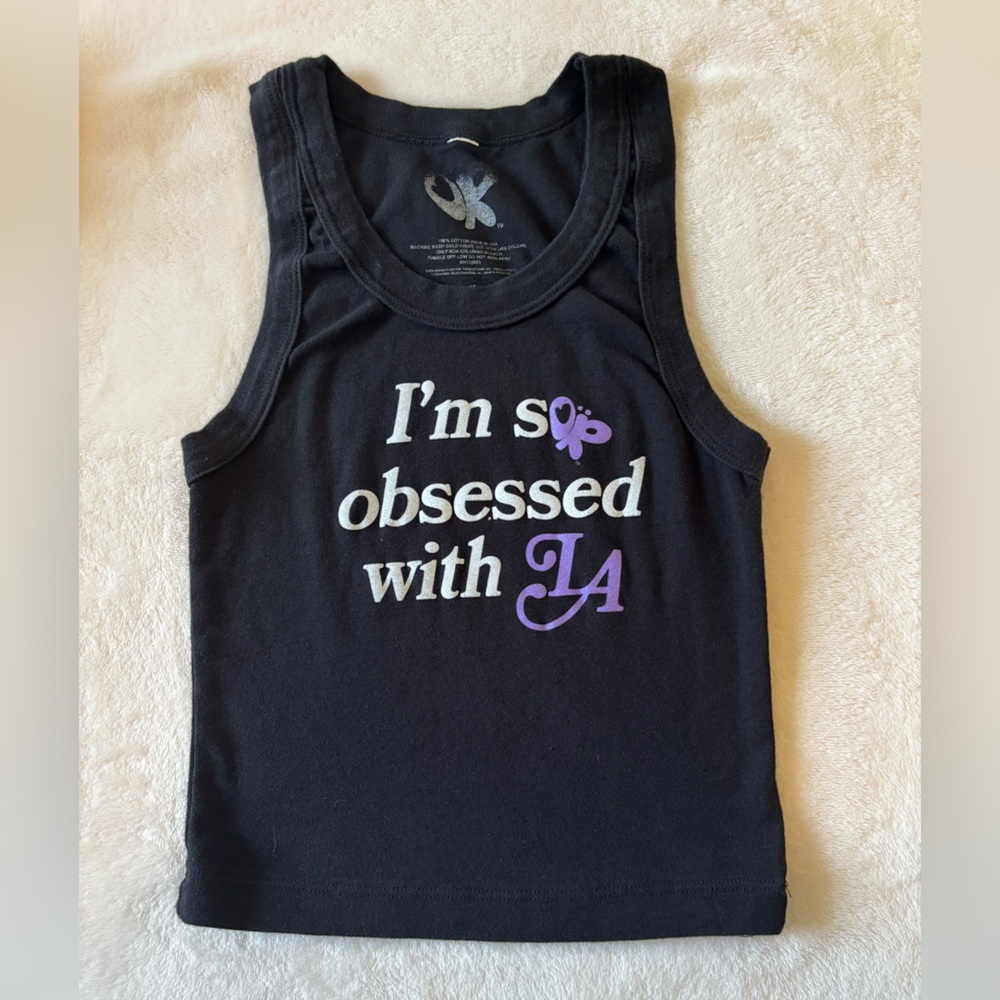 Olivia Rodrigo LA Exclusive Pop Up, I’m So Obsessed With LA Tank Top, Medium